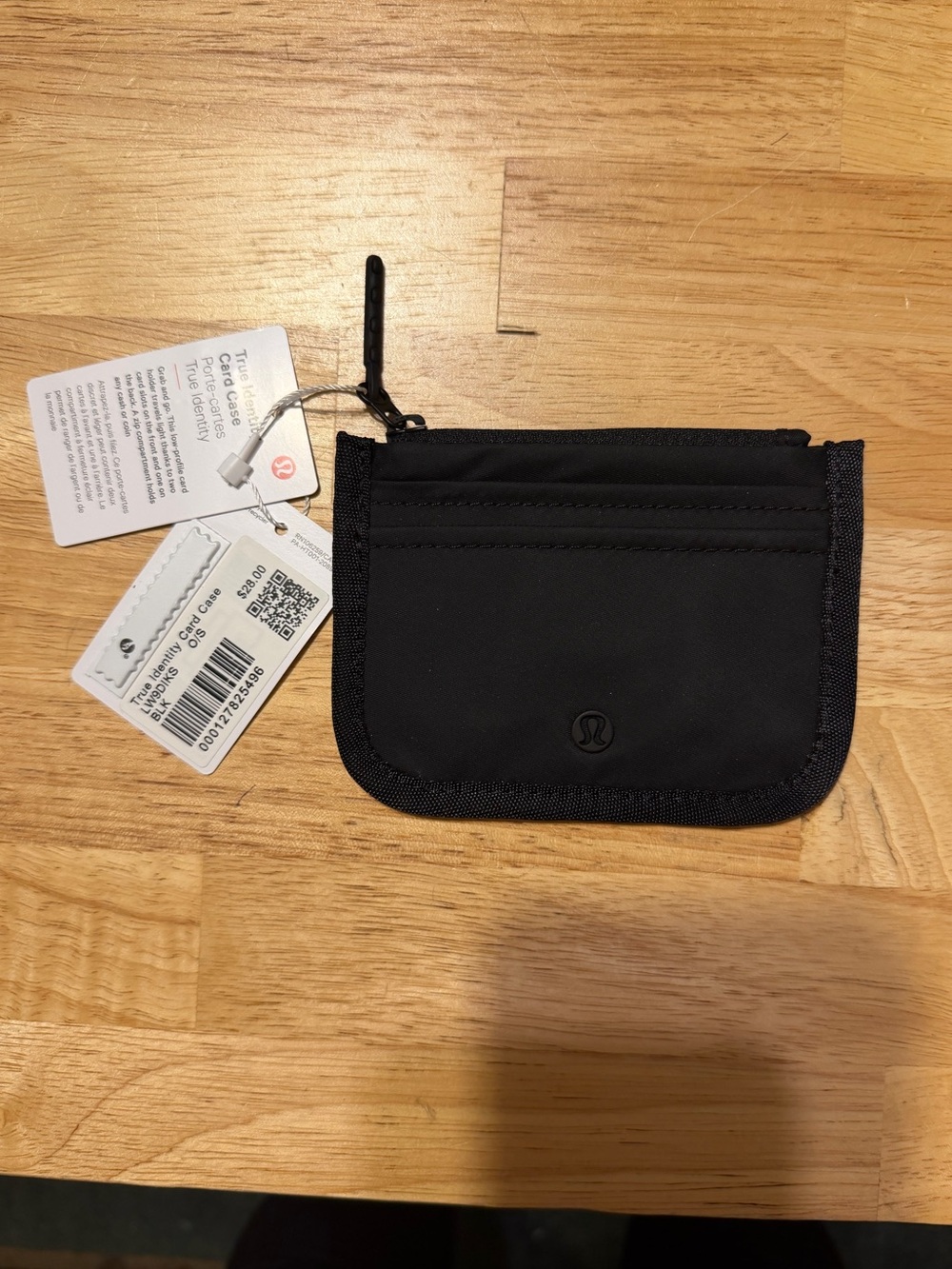 Lululemon True Identity Card Case NWT black